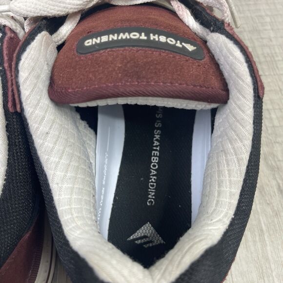 Y2k Emerica Tosh Townend Black Red Vintage OG Skateboarding Shoes Men’s Sz 9.5 A - Picture 8 of 12